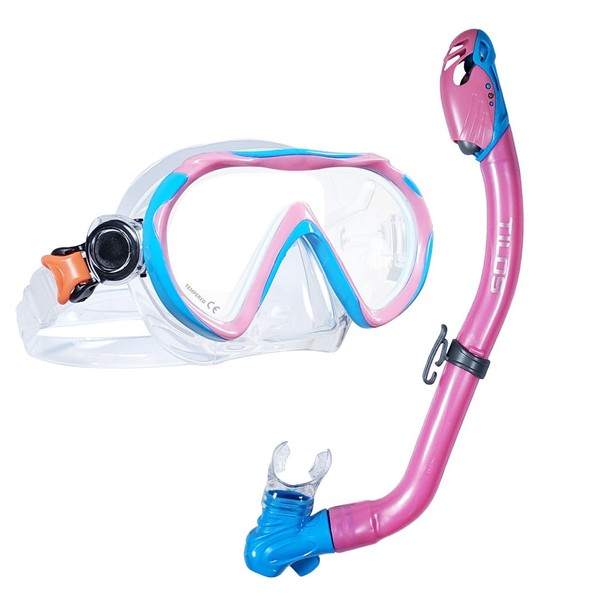 Tilos Jovie Mask with S.O.S Whistle Dry Snorkel Jr. Set