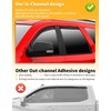 saleago Saleago in-Channel Window Rain Guards Fit for Dodge Durango