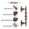 NIZADO Antique Copper Cabinet Pulls 2.5 Inch, Vintage Drawer Pulls