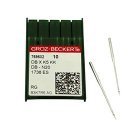 10Pk. Groz-Beckert DBXK5 KK Embroidery Needles for 3D Embroidering-Size 75/11