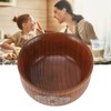Bowl Sour Jujuba Wood Handmade Anti Scald Classic Rice Bowl