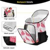 Pink Flamingo Cooler Backpack 36 Cans Insulated Backpack Cooler Leak