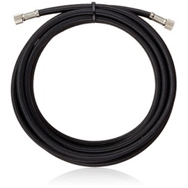 TEMPTU Nylon Braided 1/4 x 1/8 Airhose, 10 Inch