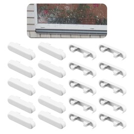 Xinghonyac 20 Pcs Weep Hole Covers, Window Drainage Cover Caps, Drainage Caps, Window Sill End Caps, Windows Sill Cover Hole Suitable for UPVC Window Fittings (White)