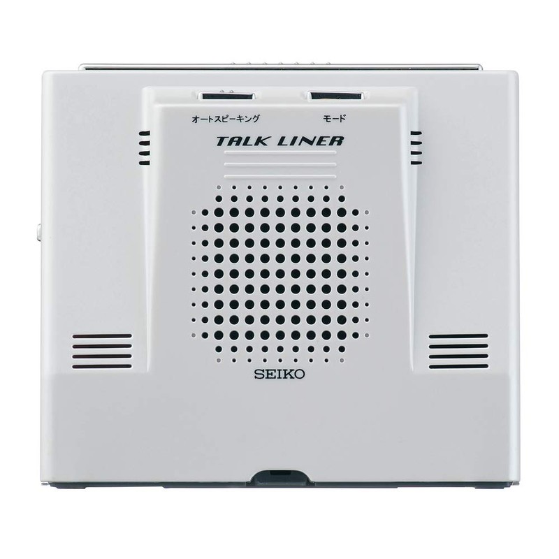 セイコー クロック 目覚まし時計 TALK LINER トークライナー 音声時報 音声アラーム バイリンガル 切替