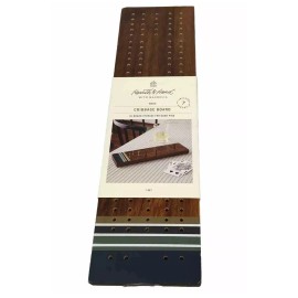 Hearth & Hand With Magnolia Wood Cribbage Board & 6 Metal Pins
