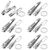 Keeshibao 12-Piece Stainless Steel Fingernail & Toenail Clippers Set with
