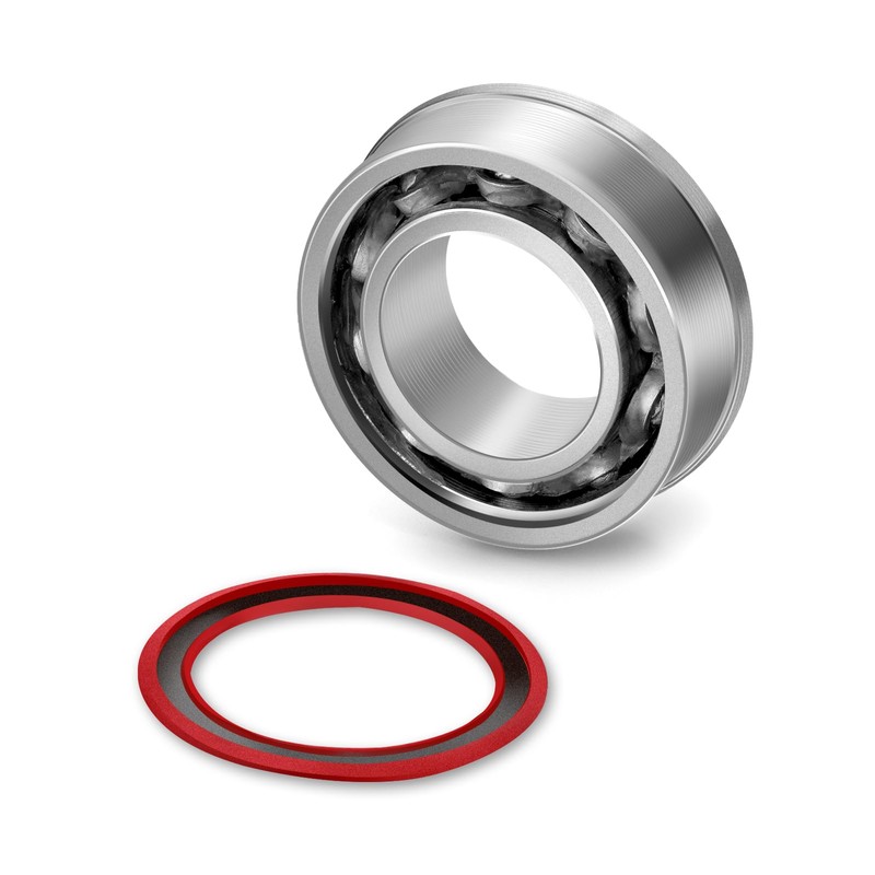 XiKe 4 Pcs Flanged Ball Bearings ID 3/4" x OD