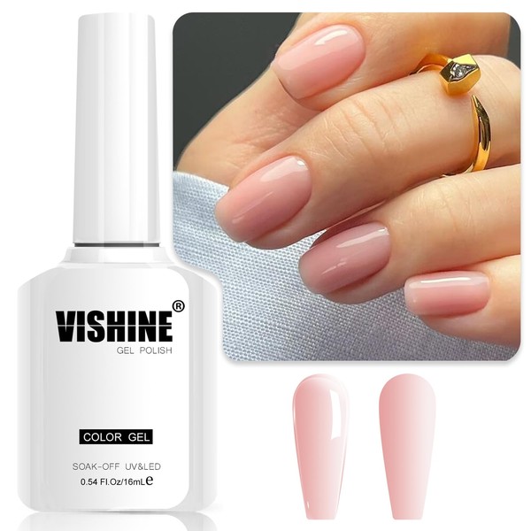 Vishine Gel Nail Polish Nude Pink Gel Polish Sheer Neutral