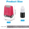 PATIKIL Identity Theft Protection Roller Stamp, 3Pcs 0.7" Confidential Roller