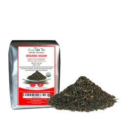 Greenhilltea, Assam TGFOP Black Tea with Tippy Flowery Malty Premium Black Tea Loose Leave Tea 1 LB