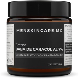 100gr Crema Baba de Caracol para Hombres; regenera la piel dañada, desvanece manchas, Mejora la elasticidad y firmeza de la piel al estimular la renovación celular con extracto Proteíco al 7%