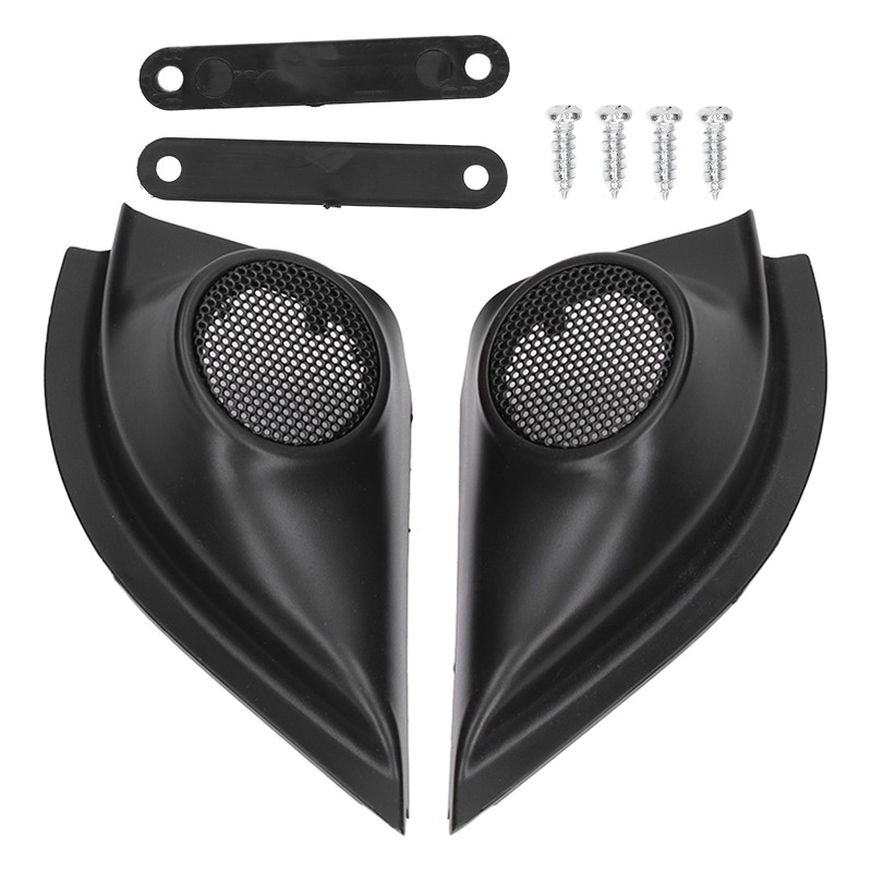 2pcs Door Pillar Tweeter Cover Trim Car Adaptations Replacement for