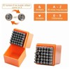 37 Pcs Steel Stamp Set 26 Letters 9 Numbers Carbon