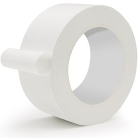 White Duct Tape Heavy Duty Waterproof, 2 Inches x 32 Yards, Strong, Durable, Easy-Tear by Hand, Residue-Free for Home Repairs, Fixed Carpet Edge, DIY Projects