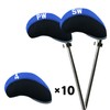 Golf Club Iron Head Covers Neoprene with Numbers Printed Value