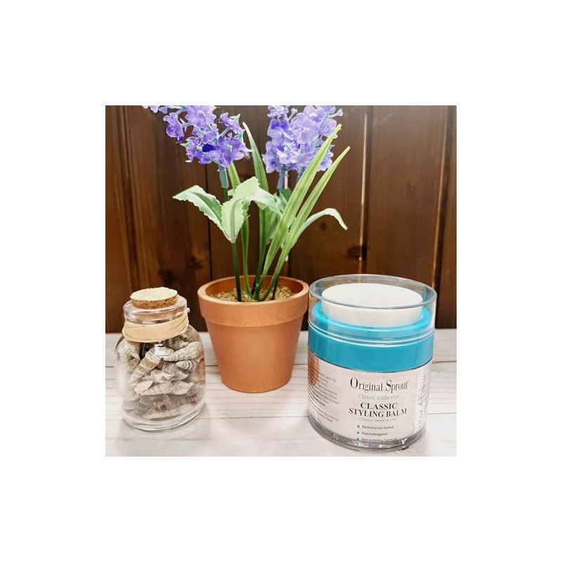 Original Sprout Natural Styling Balm. Non-Toxic Firm Holding Hair Styling
