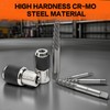 2pcs Tap Socket Set, 3/8" Drive Tap Holder for Tight