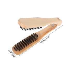 Outanaya Hair Straightening Brush Natural Hair Styling Tool Electric Bristle Brush for Women