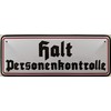 Deko7 Tin Sign 27 x 10 cm Stop - Halt
