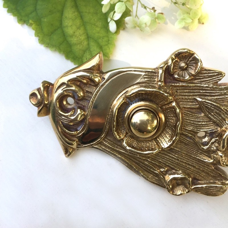 Antikas - Retro Doorbell Art Nouveau Bell Around 1900 -