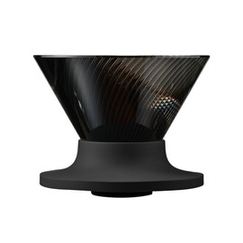 HARIO V60 VDN-01-B Dripper NEO for 1-2 Cups, Tritan Resin, Spiral Rib, Black, Made in Japan