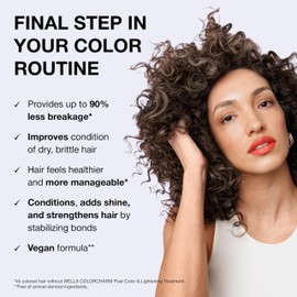 COLORCHARM Post Color & Lightening Treatment | Bond Building | Conditions, Adds Shine, & Strengths Hair After Coloring | 1 Fl Oz Sachet