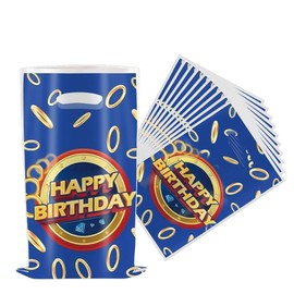 SHONHONG 30pcs Blue Hedgehog Party Gift Bags,Hedgehog Birthday Themed Party Decoration Supplies