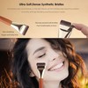 Thin Flat Foundation Brush for Liquid Makeup,Facial Makeup Spatula Brush