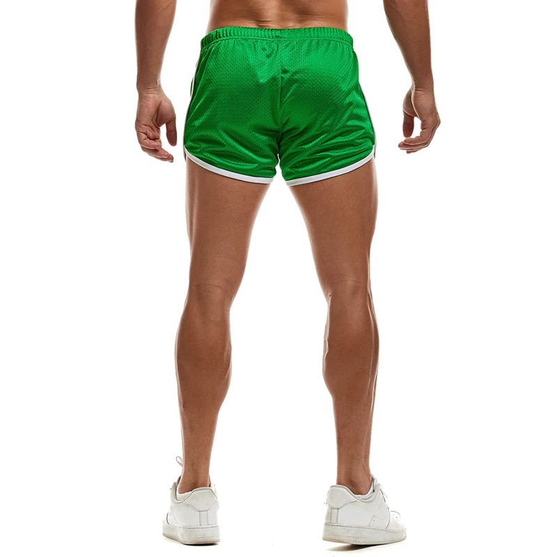 AIMPACT Men's Sports Running Shorts Mesh Quick Dry Shorts, Green