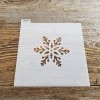 Snowflake Stencil Reusable Food Safe Cookie Decorating Craft Painting Christmas