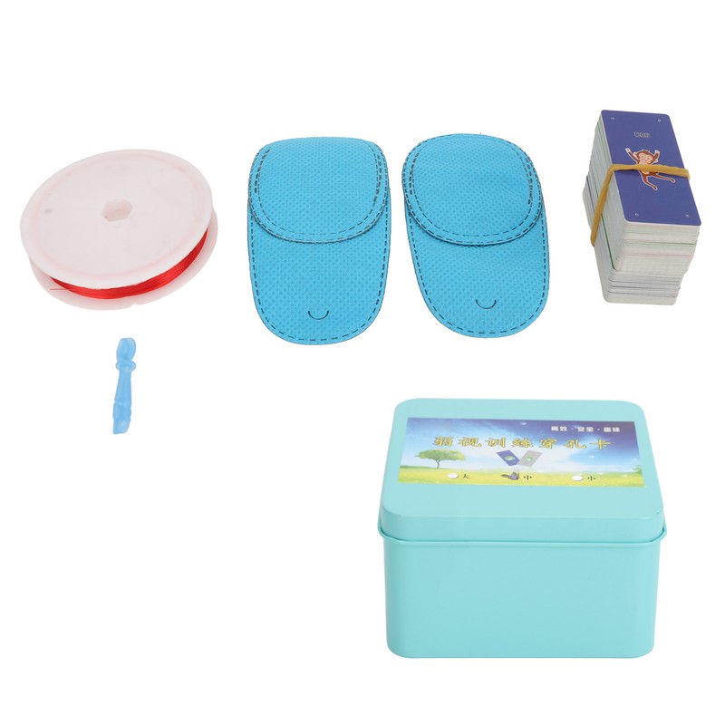 50pcs Amblyopia Training Card Waterproof 0.7mm Hole 4 Holes Strabismus