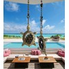 OMYZERO Ceiling Fan Pull Chain - 12 Inch Turtle Ceiling