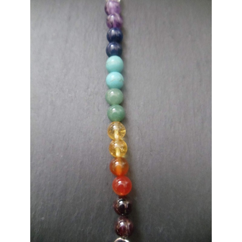 Chakra Gemstone Sun Catcher Crystal Rainbow Hanging Decoration Home Gift