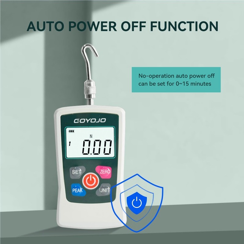 GOYOJO Digital Force Gauge High-Precision Push-Pull Meter for Tension &