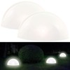 Lunartec Solar Hemisphere: Set of 2 Solar Light Half-Sphere with