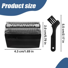 Series 5 52B Electric Shaver Replacement Head Compatible, 52S Replacement Electric Shaver Heads for Men Razor Shaving Blades Fit for Braun Series 5: 5090/5190cc, 5040/5140s, 5030s, 5147s, 5145s