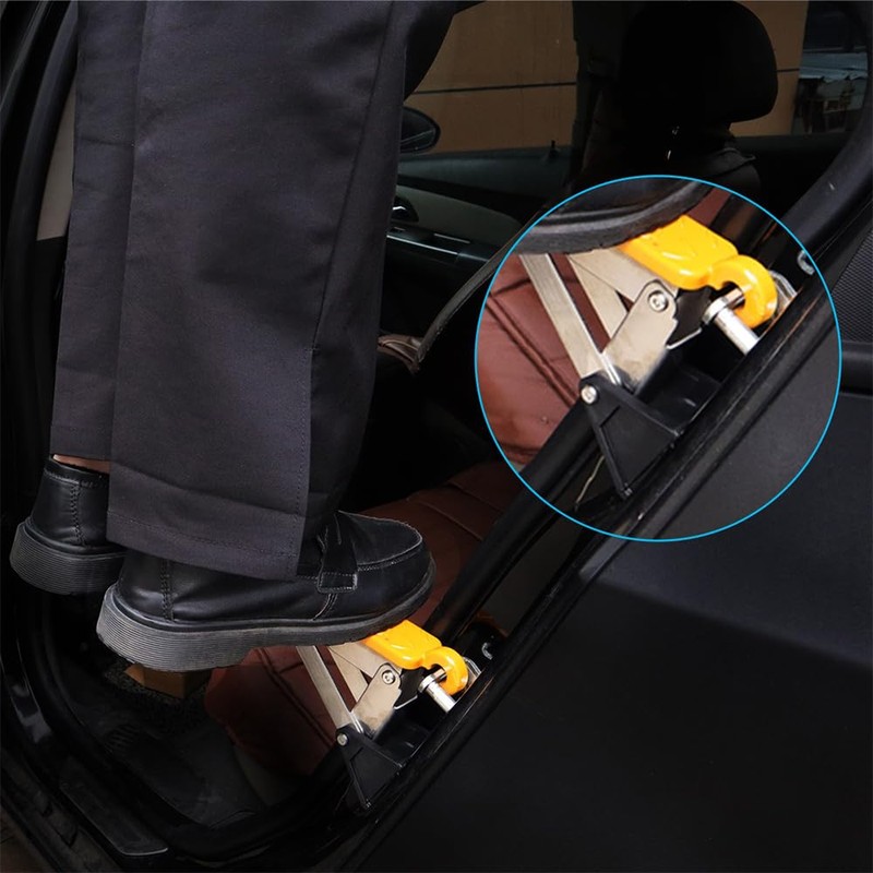 HHWRT Car Door Step, Universal Fit Car Door Steps, Adjustable