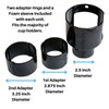 BottlePro (2-Pack) - Adjustable Cup Holder Adapter, Compatible with 32/40