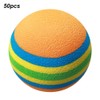 Alvinlite 50PCS Foam Balls for Cats, Rainbow Cat Toy Ball,