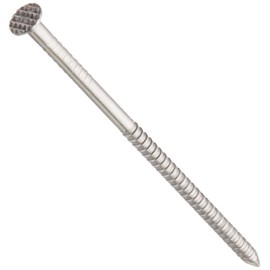 MAZE NAILS SS8WS-5 Stainless Steel Ring Shank Siding Nail, 5-Pound 8D 2-1/2-Inch