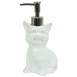 Bacova Guild Terrier Lotion Dispenser, White