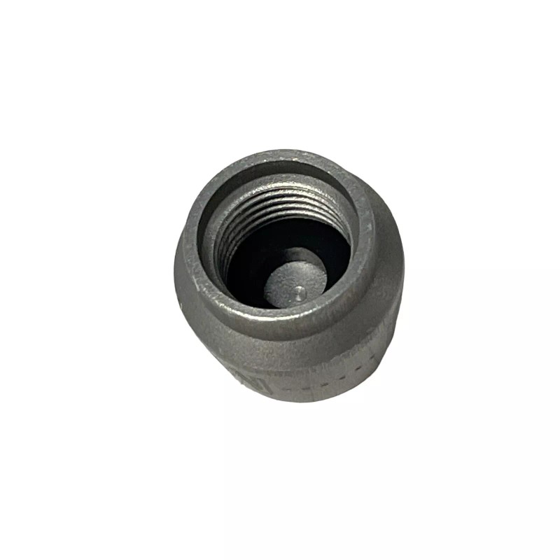 MINI Cooper Emblem Logo Silver Tire Valve Stem Caps Set