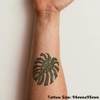 Large 'Tropical Leaf' Temporary Tattoo (TO00035620)