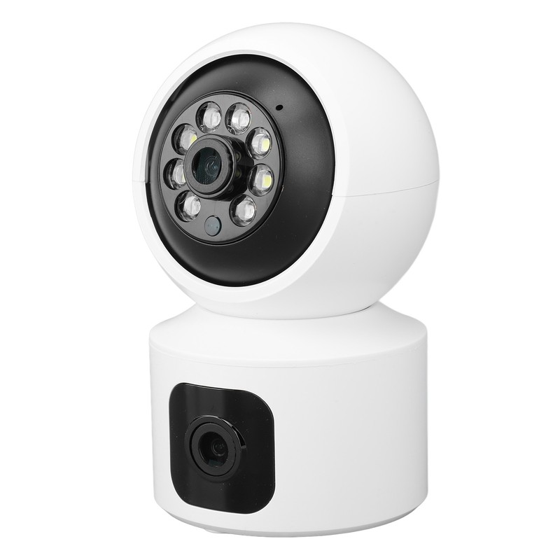 Indoor Security Camera 2160x1920 Dual Lens 2 Way Talk Night