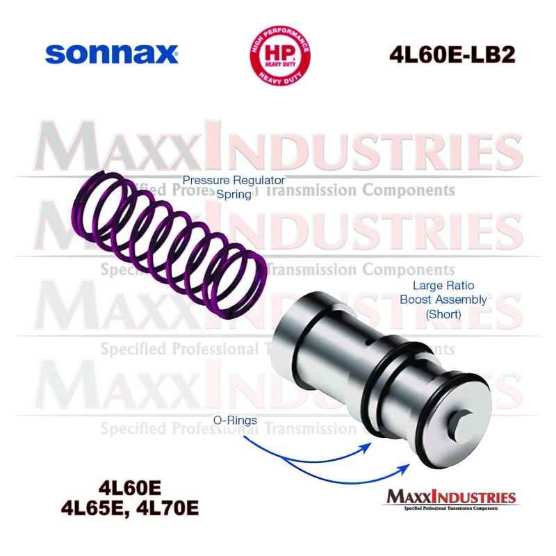 Sonnax 4L60E-LB2 Line Pressure Booster Kit 4L60-E, 4L65-E, 4L70-E