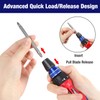 WORKPRO 12-in-1 Ratcheting Multi-Bit Screwdriver Set, Quick-load Mechanism Screwdriver with