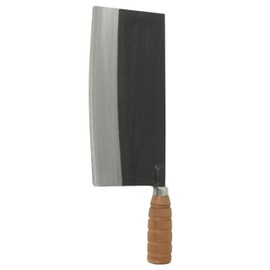 TrueCraftware- 9-1/4" Cast Iron Ping Knife/Cleaver with Wooden Handle- Meat Cleaver Knife Bone Chopper for Butcher Slicing Vegetables Butcher Chopper Kitchen Knife for Home Kitchen and Restaurant