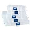 DSM-Verbindungstechnik Set of 5 Sorting Boxes with Adjustable Plastic Compartments