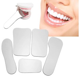 5 piezas espejo oral, ortodoncia dental espejo oral, reflector oral, reflector oral de doble cara para dentista